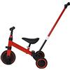 HUOLE Bambini Triciclo con Maniglione di Spinta il Genitore per 1-3 Anni 3 IN 1 Triciclo Ragazzi Ragazze Triciclo per Bambini Bicicletta Equilibrio Sedile e Maniglia Regolabili-3 in 1 (rosso)