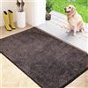 FCSDETAIL Zerbino Trappola Sporco, Tappetino Antiscivolo Lavabile in Lavatrice, Zerbino d'Ingresso con Microfibre Morbide Assorbenti per Cane, Ingresso, Porta e Corridoio