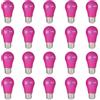 WULUN Lampadine LED E27, Viola,300LM,Lampadina LED a Globo A50 Attacco E27, 3W equivalenti 30W, per Esterni, Patio, Feste, Natale,Nozze,confezione da 20 pezzi