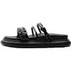 Desigual Sandali da donna, Nero, 38 EU