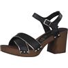 MARCO TOZZI Sandalo da donna 2-2-28359-28 con tacco, Nappa C nera, 39 EU