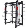 GORILLA SPORTS® Smith Machine - Multifunzione, con Bilanciere Olimpico, Cavi, Lat Machine, Dip Station, Regolabile, Accessori - Multipower Palestra, Squat Rack, Power Cage, Sollevamento Pesi, Fitness