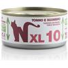 Natural Code XL 170 gr - 10 - Tonno e sgombro - Confezione da 24 pezzi - Cibo umido per gatti