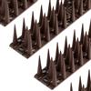 OFFO Dissuasori Piccioni, Spuntoni per Piccioni 4,45m,Piccioni Dissuasori Balcone,Dissuasore per Piccioni per Le Recinzioni dei Tetti,Marrone