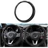 Adunsiaoto Protezione Custodia Volante Auto, Coprivolante per Auto, Custodia Antiscivolo Traspirante Durevole Coprivolante, Durevole, Accessori Auto Interno, per Maggior Parte Autos(Nero)