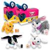 #sbabam Mammy Surprise Bunnies, peluche super morbido coniglio con simpatico ragazzo, confezione da 2 pezzi, peluche con borsa per il trasporto, giocattolo a partire dai 3 anni, piccoli animali come