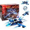 W WISE BLOCK 388026 Armor Hero, personaggio 2 in 1 Super Warrior per ragazzi e ragazze, modello Transforming FROSTEON mattoncini da costruzione con 335 pezzi Action Figure Set da 5 anni per la casa