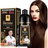 JRTTOSSE Tintura per capelli neri, per uomini e donne, Shampoo colorante per capelli grigi, Shampoo Para Canas, Shampoo colorante 3 in 1, 16,9 Fl Oz (Chestnut Brown)