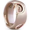 Damiani Anello D.ICON in ceramica cappuccino, oro rosa e diamante