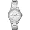 Armani Exchange Orologio da donna a tre lancette, cassa in acciaio inossidabile argentata da 36 mm con bracciale in acciaio inossidabile, AX5256