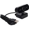 EternalCrafts Webcam 1080P 1080P con microfono, messa a fuoco automatica Full HD per videochiamate e conferenze
