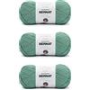 Bernat Softee, Filato in cotone Pool Green (verde), confezione da 3 gomitoli da 120 g, nylon, 3 DK (leggero), 220 m, per lavori a maglia, uncinetto e artigianato