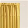 ROOM99 Mia - Tenda con nastro arricciato, 140 x 260 cm, larghezza x altezza, stile moderno, per soggiorno, camera da letto, senape, 1 pezzo