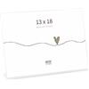 Deknudt Frames S58RL1H - Cornice portafoto Orizzontale in Resina, 13 x 18 cm, Colore: Trasparente