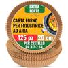 Baker's Signature Carta Forno per Friggitrice ad Aria 120 Fogli, Rotonda 20cm, Monouso | Adatta alla maggior parte dei cestelli da 20 cm; pulizia facile e cottura senza residui