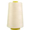 GCS 4 Rocchetti di filo in poliestere da cucito per macchine tagliacuci, 4.572 m Cream