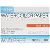 MEEDEN Blocco di carta dell'acquerello, 100% cotone Watercolor Paper Pad di 20 fogli, 140lb / 300gsm, carta di arte senza acidi per acquerello, guazzo e altro ancora, 31×23 cm stampa calda