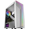Mars Gaming MC-X7 Bianco, Case PC Gaming ATX, Frontale ARGB, Ventola RGB 12 cm,