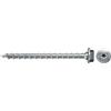 Fischer Viti per Legno e Costruzioni PowerFast FPF II HWTF 8,0x100, Filettatura Totale, Testa Esagonale Flangiata, Impronta Torx, Zincata Bianca, 50 Pz, 566373