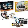 LEGO Bundle Fotografia: Include il Set Ideas per Adulti Fotocamera Polaroid OneStep SX-70 (21345) e il Giocattolo Fotocamera Retrò Creator 3 in 1 (31147) per Bambini e Bambine da 8 Anni, Idea Regalo