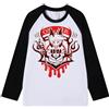 Wulachaka Hazbin Hotel Anime - Maglietta a maniche lunghe con motivo anime, unisex, a maniche lunghe, scollo rotondo, e, XXXL