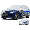 Holthly Telo Copriauto da Esterno, Holthly 10 Strati Telo Copri Auto Felpato 100% Impermeabile, Copertura Auto Adatta per Suv 4x4 Renault Duster Kadjar Austral, Peugeot 3008,Audi Q3, BMW X1 etc.YM+