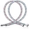 Sprießen 2 pezzi Raccordo per tubo di collegamento,prolunga per raccordo rubinetto G3/8 x M10,tubo armato,prolunga per tubo di raccordo,tubo di collegamento per rubinetto 3/8 pollici per miscelatore