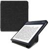 kwmobile Custodia leggìo Compatibile con Kobo Libra H2O - in Tessuto con Chiusura Magnetica - Smart Cover con Funzione appoggio