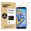 iVoler [4 Pack] Vetro Temperato per Samsung Galaxy A7 2018 / J4 Plus 2018 / J6 Plus 2018, Pellicola Protettiva Protezione per Schermo per Samsung A7 2018 / J4+ 2018 / J6+ 2018