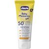 Chicco Crema Solare Minerale SPF 50 +, per Bambini, Resistente all'Acqua, Ottima Protezione Contro UVA, UVB e Infrarossi, 0 Mesi +, 75 ml