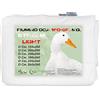 La biancheria per la casa Piumino Oca Stream Estivo Leggero 150 GR. 80% Piuma Oca 20% Piumino Oca (MATRIMONIALE 2 PIAZZE CM. 250X200, Bianco)