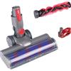 suzao Spazzola per Dyson V7 V8 V10 V11 V15, Ricambi Dyson con LED, Spazzola morbida una Turbo, per Pavimenti Durati, Parquet, Tappeti, Accessori per Dyson SV10 SV11 SV12 SV14 SV15 SV22 SV25 SV27 SV28