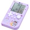 TAQY Colori dei macaron Console di gioco Block con 26 partite Retrò Macchina da gioco tascabile Gioco dei mattoni Giocattolo Dispositivo portatile elettronico nostalgico Regalo per bambini (Purple)