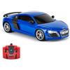 CMJ RC Cars CMJ Cars R8 GT Auto telecomandata con licenza ufficiale in scala 1:18 Luci funzionanti da 2,4 Ghz (blu 1:18)