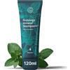 Gutology Dentifricio probiotico con idrossiapatite 120 ml senza fluoro rimineralizzante, sbiancante, per denti sensibili, adatto per adulti e bambini, al gusto di menta selvatica