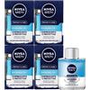 Nivea Men Protect & Care Balsamo Dopobarba 2in1 Rinfrescante e Protettivo - 4 Flaconi da 100 ml