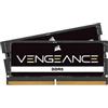 Corsair Ram DIMM DDR5 32GB Corsair Vengeace 4800MHz CL40 Nero [CMSX32GX5M2A4800C40]