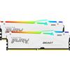 Kingston Ram DIMM DDR5 32GB Kingston Fury Beast 5600Mhz CL36 1.25V Bianco [KF556C36BWEAK2-32]