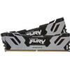 Kingston Ram DIMM DDR5 96GB Kingston Fury Renegade 6000MHz CL32 1.35V Nero [KF560C32RSK2-96]