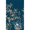 Rasch Carta da parati 362824 - Carta da parati fotografica su tessuto non tessuto con uccelli e rami in blu, marrone e rosso della collezione Magicwalls - 2,65 m x 1,59 m (lunghezza x larghezza)