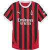 Puma Ac Milan Home Authentic Short Sleeve T-shirt Rosso S