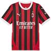 Puma Ac Milan Home Short Sleeve T-shirt Rosso XS