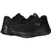 Skechers Arch Fit Big Appeal, Scarpe da Ginnastica Donna, Nero Black Mesh Trim, 39.5 EU Larga