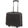 SUITLINE - Valigia media rigida leggera bagagli da stiva espandibile, 66 cm, 68 litri, Titanio