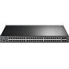 TP-Link TL-SG3452XP | Switch PoE gestito Gigabit L2+ a 48 porte | 48 porte PoE+ @500W, 4 slot SFP+ 10G | Ripristino PoE | Supporto Omada SDN | IPv6 e routing statico