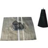 AEV Tegola in piombo-piombo 50X60 cm aperta componibile + cappuccio