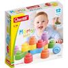 Quercetti Momy Soft, Costruzioni Morbide 12 pezzi, Giochi Bambini 6 Mesi e 3 Anni, Gioco Educativo 6-36 mesi, Regalo Bimbo 1 anno, Giocattoli Bambino 2 anni, Made in Italy