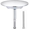 XIFIRY Tappo universale XIFIRY per vasca da bagno, diametro 72 mm, tappo di scarico cromato con innovativa doppia guarnizione, regolabile in altezza