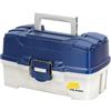 Plano Two-Tray Tackle per attrezzi da pesca, portatile, cassetta degli attrezzi, piccole parti, vassoi rimovibili, articoli per la pesca, per le perline, per la scuola o per l'ufficio