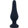 INTENSE - PLUG ANALE PIPO S SILICONE NERO 9,8 CM